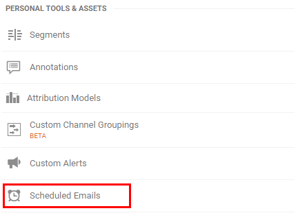 scheduled emails