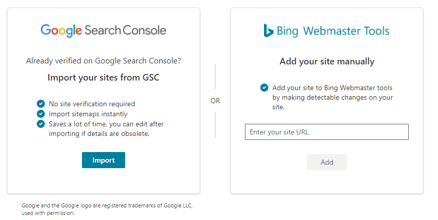 submit website to bing
