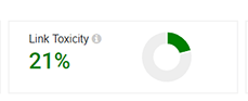 Backlink Checker 7 link toxicity